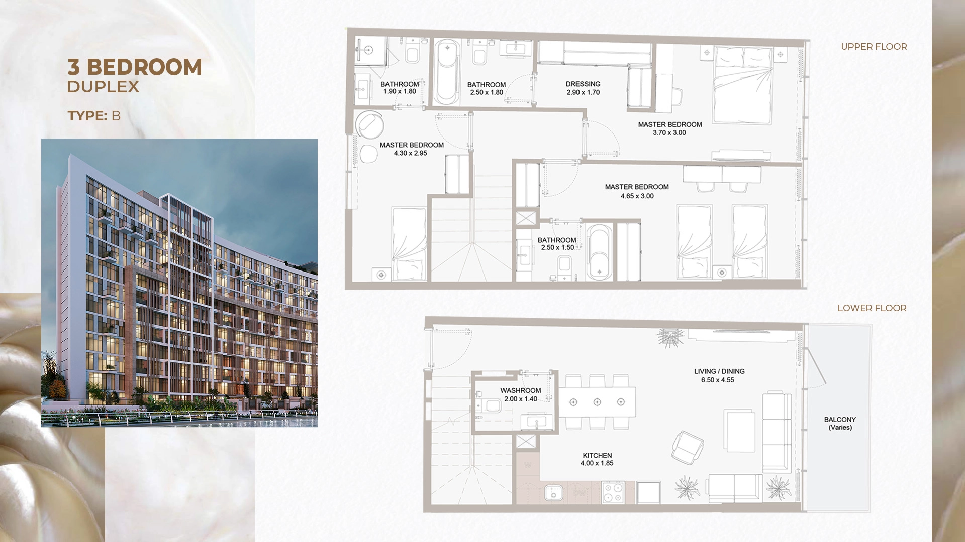 3 BR - Type A